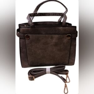 NEW WOMEN'S DASEIN SMALL GRAY HANDBAG